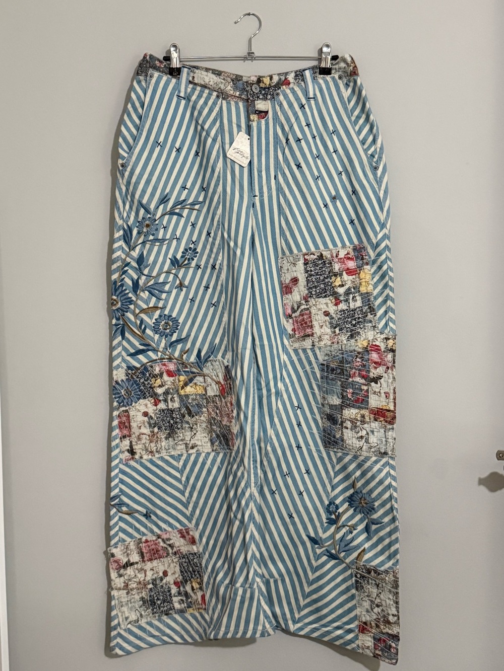NWT Free People x Runyon Patched Pant, Size 8